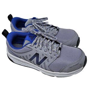 New Balance Gray and Blue Sneakers
